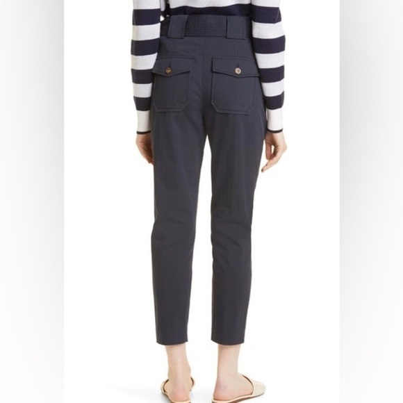 Veronica Beard Mahary Career Pants Navy 6 Office Siren Academia Preppy - Picture 5 of 15